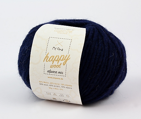 nachtblau (Fb 61) Happy Wool alpaca mix 