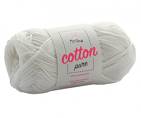 Naturweiß (Fb 0100) Cotton pure MyOma 