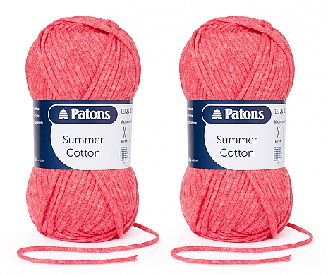 Ruby (Fb 36) Patons Summer Cotton 