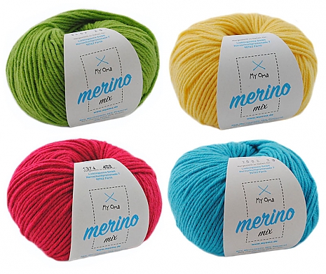 Merino Mix Wollmix Farbenfroh S 